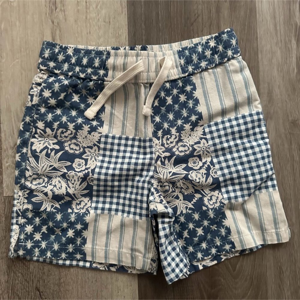 Cat & Jack - Girls Patchwork Shorts -Small